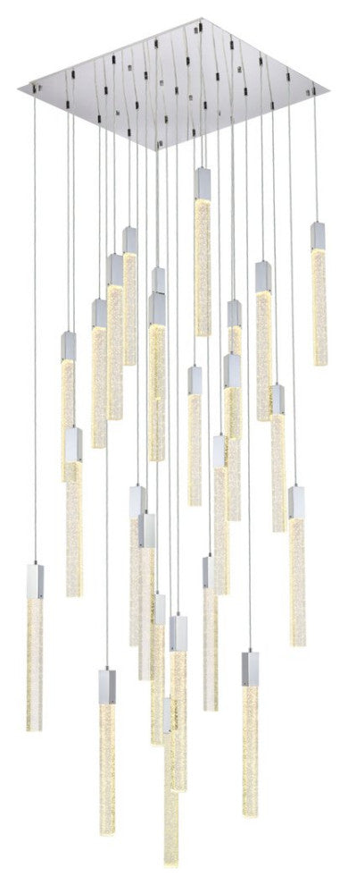 Wade 25-Light Pendant, Chrome