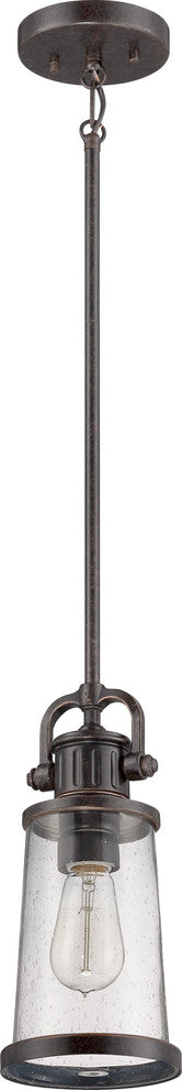 Quoizel SDN1506IB One Light Mini Pendant Steadman Imperial Bronze