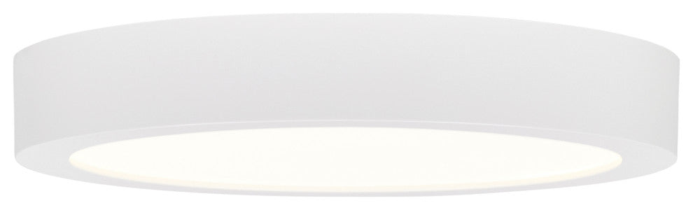 Access Ulko Exterior Outdoor Flush, White/Frosted Acrylic - 20792LEDD-WH-ACR