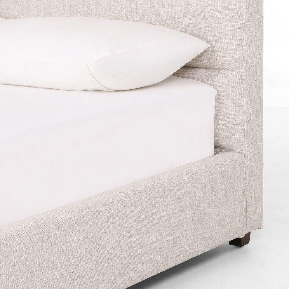 Daphne Bed-Cambric Ivory-King