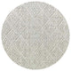 Ahgly Company Indoor Round Mid-Century Modern Area Rugs, 8' Round