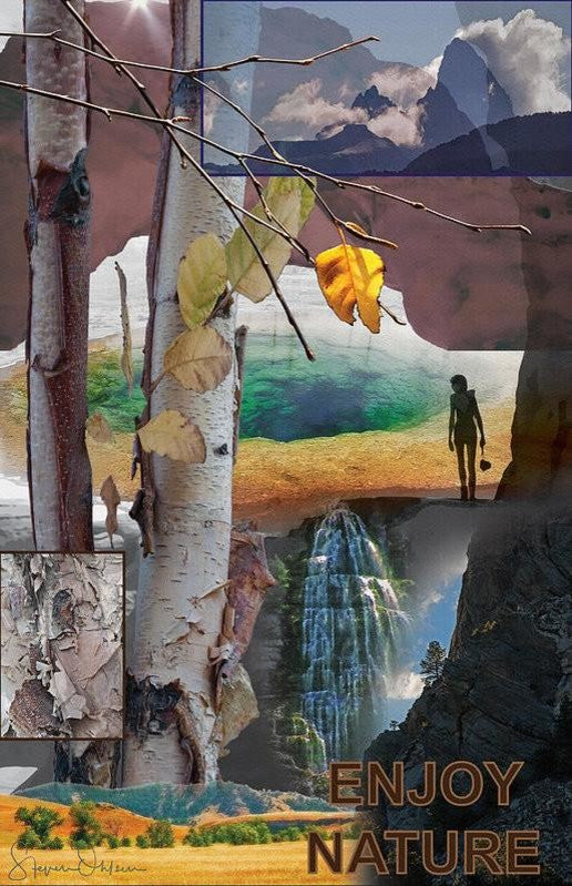 Enjoy Nature, Signed Limited Edition, Art Print, 30.875"x48"