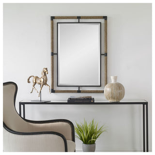 Uttermost 09769 Melville 28" W x 38" H Rectangular Framed - Rust Black