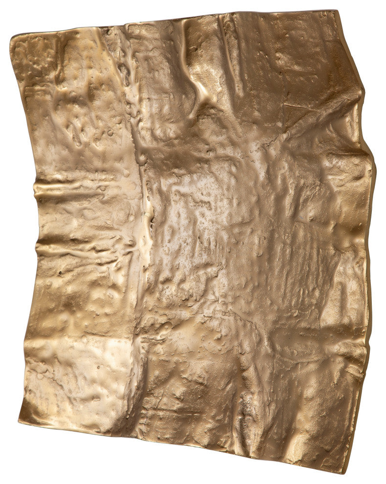 Archive Metal Wall Decor, Brass