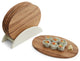 Acacia Oval Trays on Stand, Set of 7