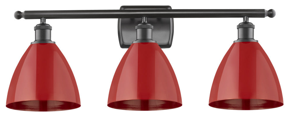 Innovations 516-3W-OB-MBD-75-RD 3 Light Bath Vanity Light, Oil Rubbed Bronze
