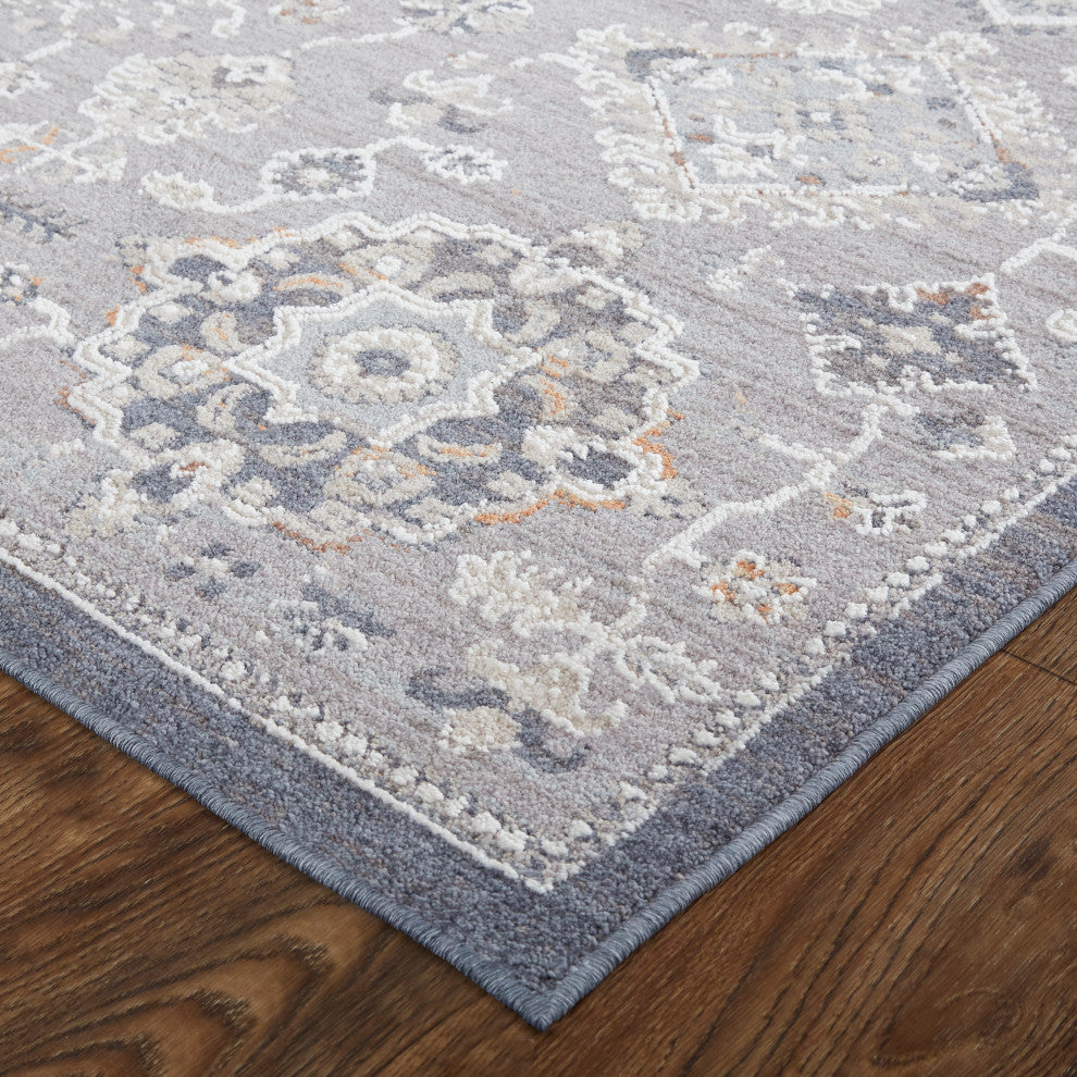 Weave & Wander Edwardo Rug, Gray/Charcoal Gray, 1'-8" X 2'-10" Rug