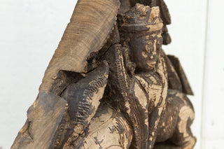 18th Century Carved Pediment on Stand