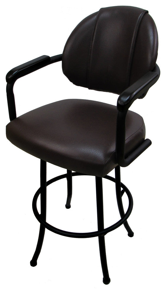 Swivel Metal Counter 26", 30" Extra Tall 34" Bar Stool, M-79, Austin Mahogany Vi