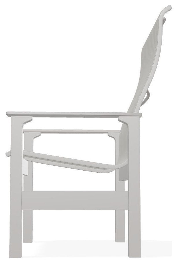 Leeward Sling Outdoor Armchair, Harbor/Warm Gray