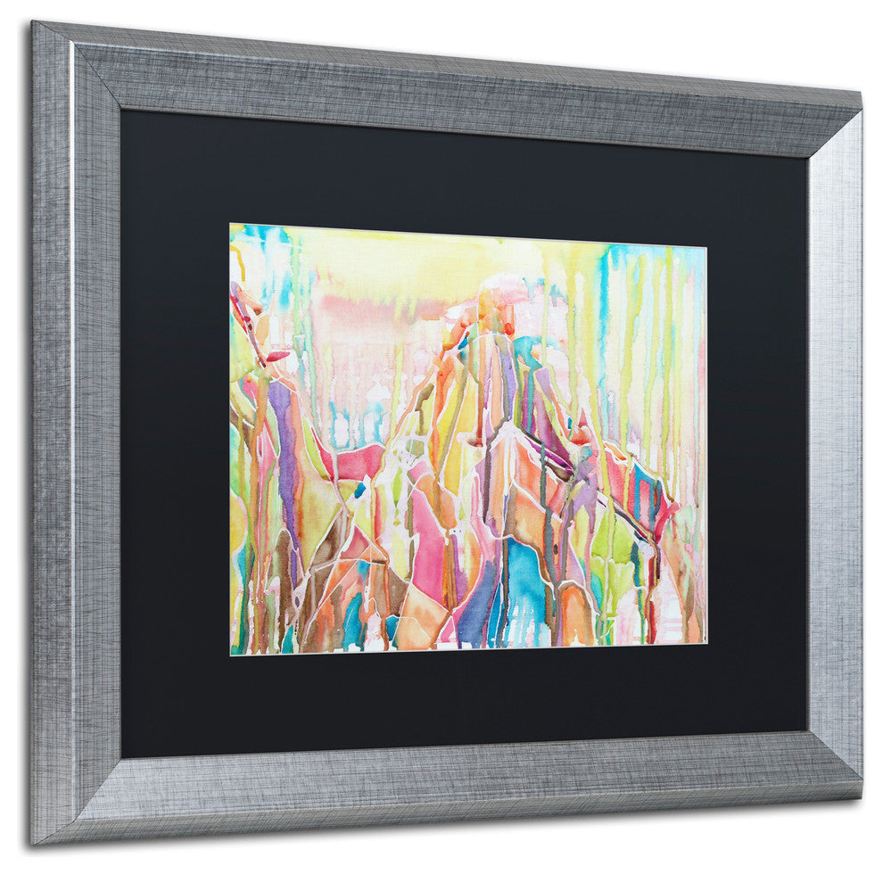Lauren Moss 'Sedona' Art, Silver Frame, Black Matte, 20"x16"