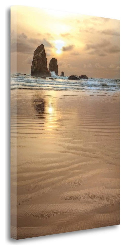 "Sunset Silhouette" By Janel Pahl, Giclee Print on Gallery Wrap Canvas