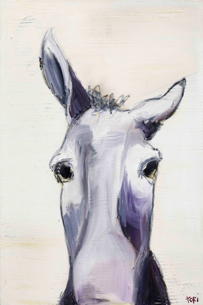 "Donkey" Painting Print on Canvas by Tori Campisi
