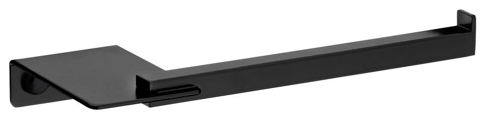 Sidney Toilet Paper Holder Without Lid, Black