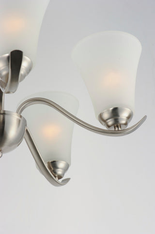 Maxim 12075FT Vital 5 Light 23"W Chandelier - Satin Nickel