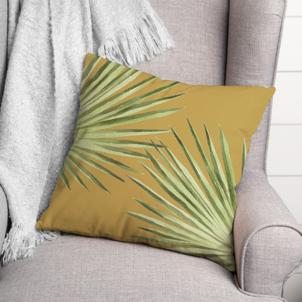 Palm Leaves 5 16x16 Indoor / Outdoor Pillow