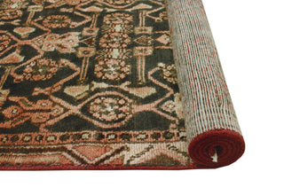 Fine Vintage Distressed Theron Charcoal/Beige Runner, 2'7 x 8'9