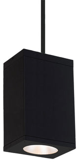 Cube Architectural 6" LED Pendant 19 Deg Beam 2700K, Black