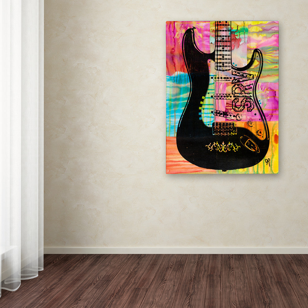 Dean Russo 'SRV Guitar' Canvas Art, 19x14