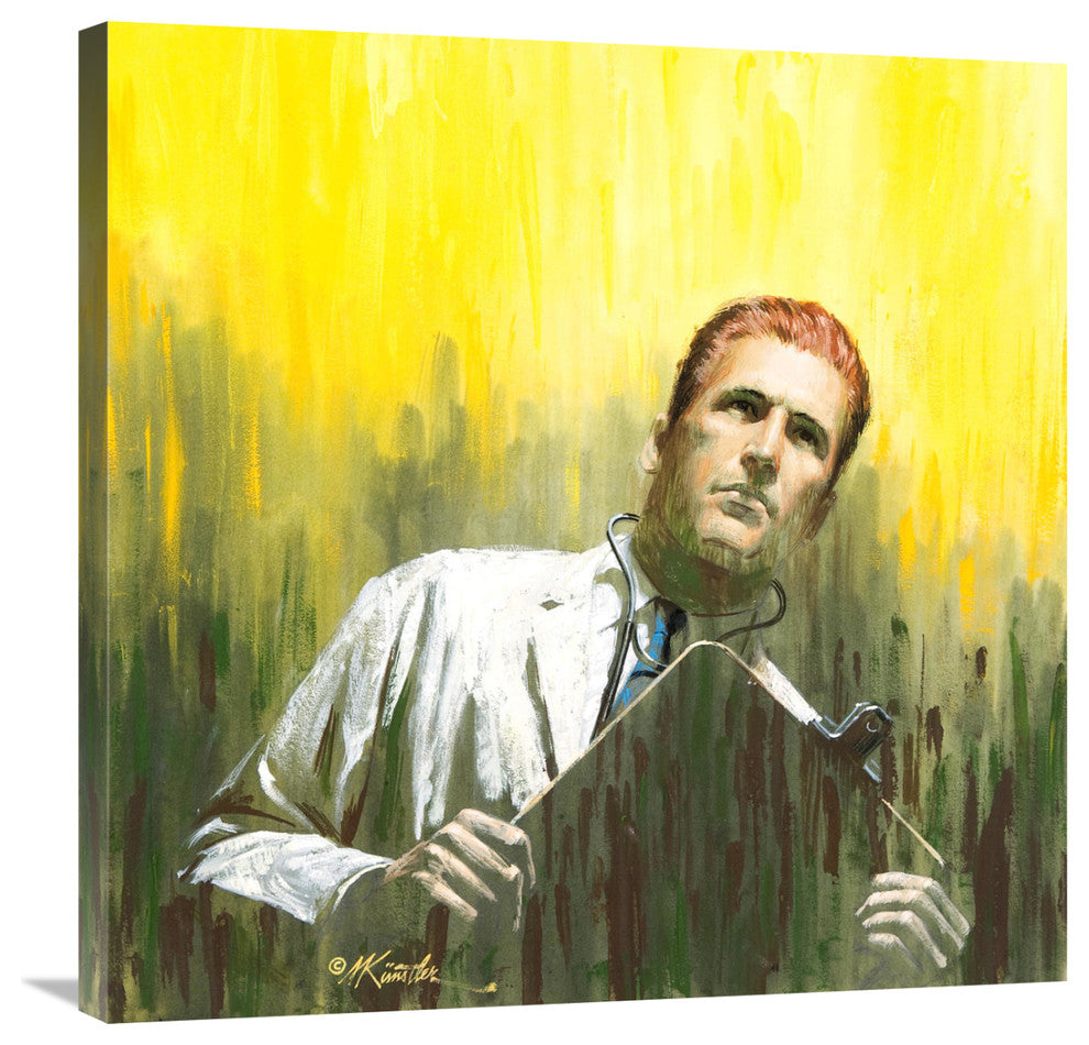 "Hegerty, M.D." Stretched Canvas Giclee by Mort Kunstler, 30x30"