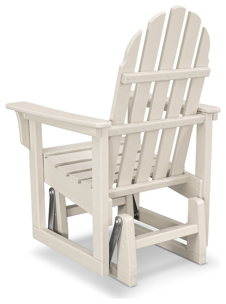 Cape Cod Adirondack Glider Chair, Sand Castle