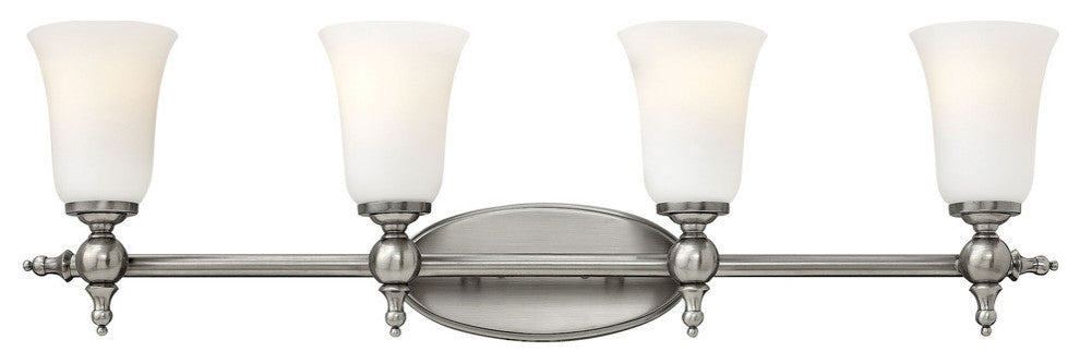 Hinkley Yorktown Bath 4-Light Vanity, Antique Nickel