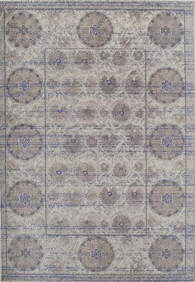 Beverly Rug, Gray Ivory, 5'3"x7'6"