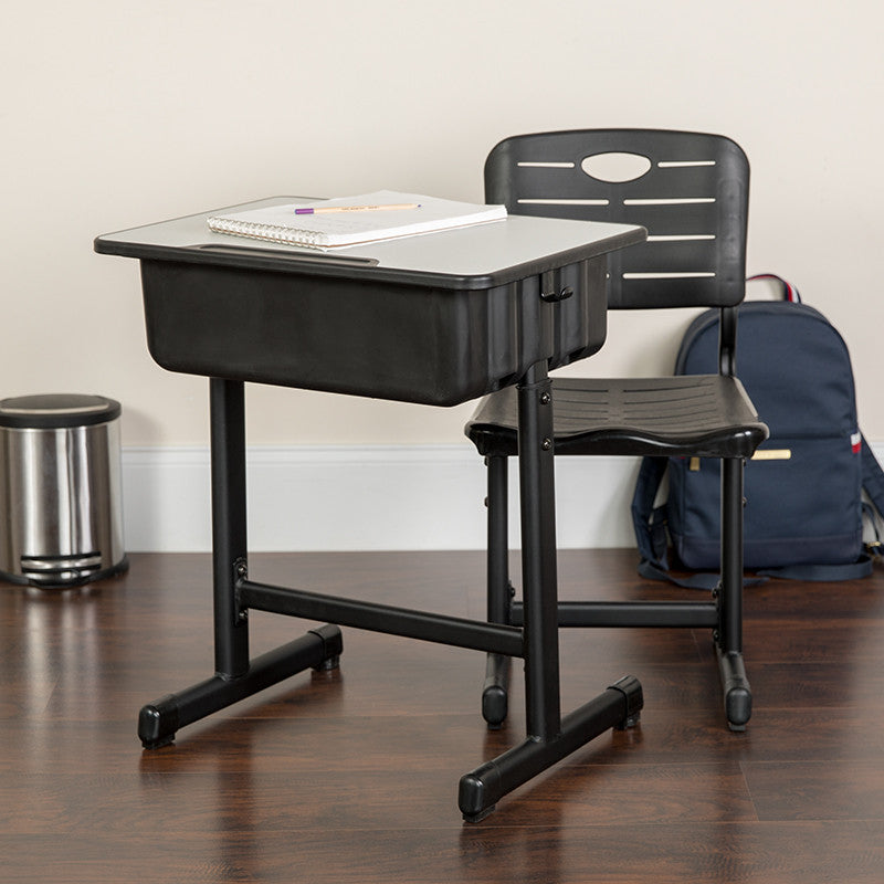 Open Front Desk and Chair