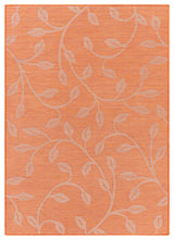 Pasadena 7'8" x 10' Orange Indoor/Outdoor Rug