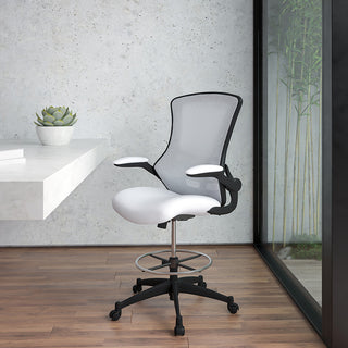 White Mesh Draft Chair