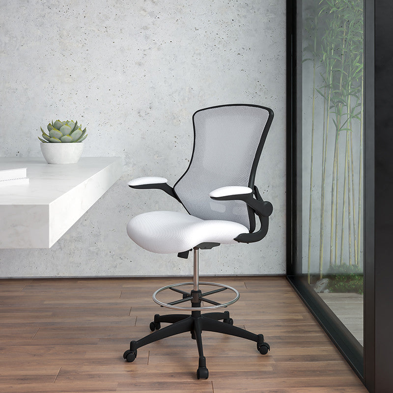 White Mesh Draft Chair