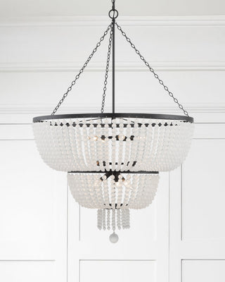 Rylee 12 Light Matte Black Chandelier