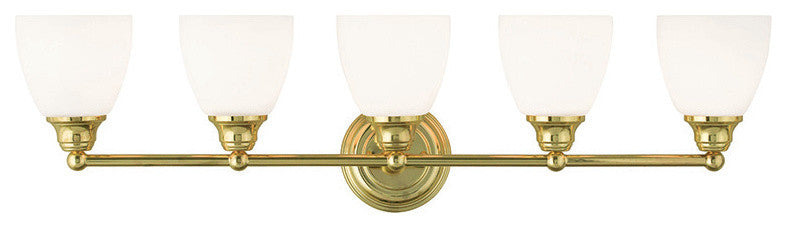 Somerville Bath Light, Polished Brass