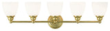 Somerville Bath Light, Polished Brass