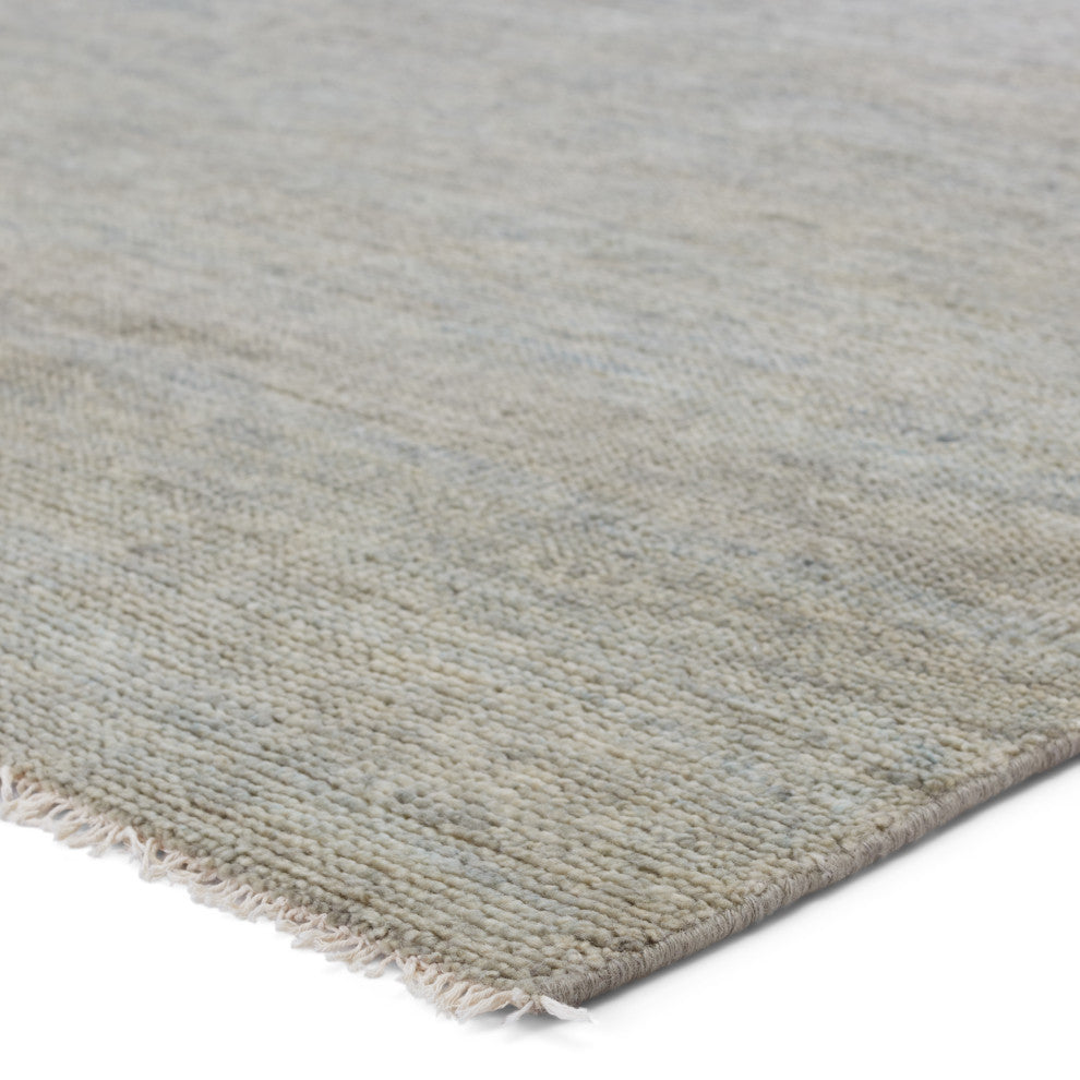 Jaipur Living Origin Knotted Solid Area Rug, Gray, 6'x9'