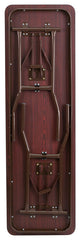 18"x60" Rectangular High Pressure Mahogany Laminate Folding Training Table