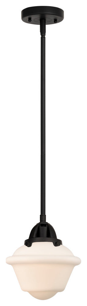 Small Oxford Mini Pendant, Matte Black, Matte White, Matte White