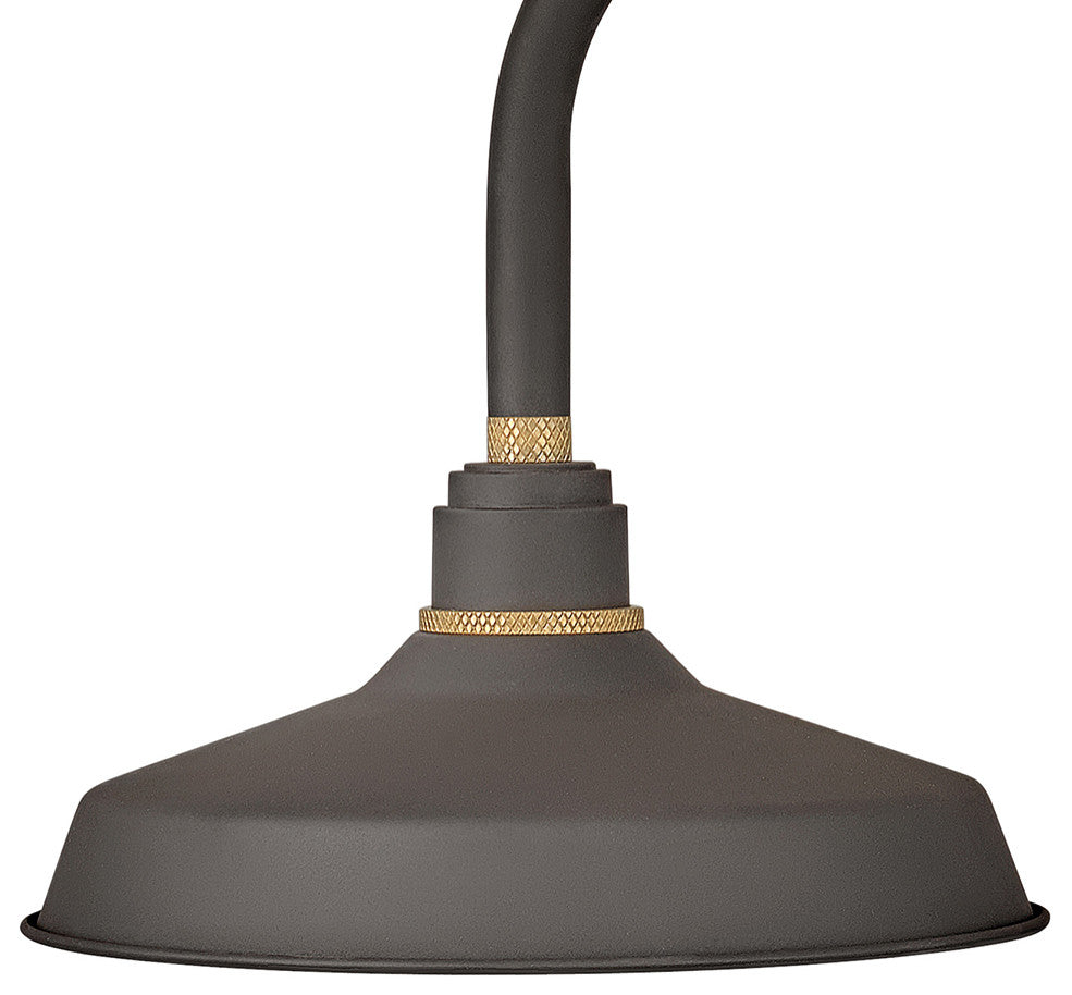 Foundry 1-Light Outdoor Wall Mount, Museum Bronze