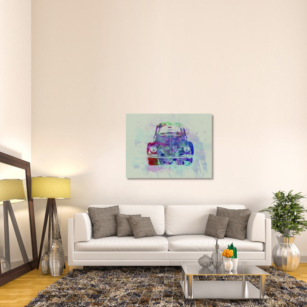 "VW Beetle Watercolor 2" Fine Art Print