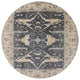 Ahgly Company Indoor Round Mid-Century Modern Area Rugs, 4' Round