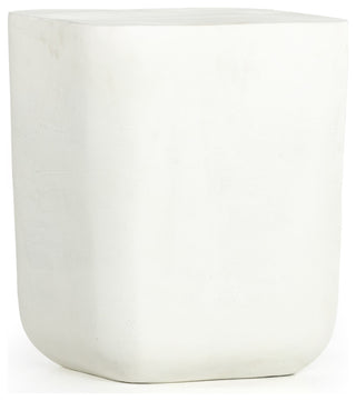 Basil Outdoor Square Drink Table-Mat Wht