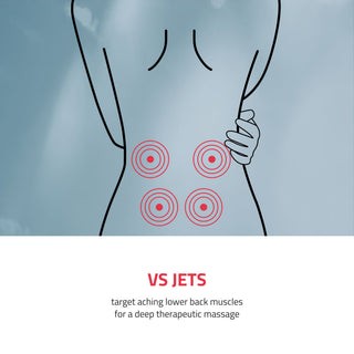 Leni 5.9 ft. Jetted Whirlpool Tub With Reversible Drain, White