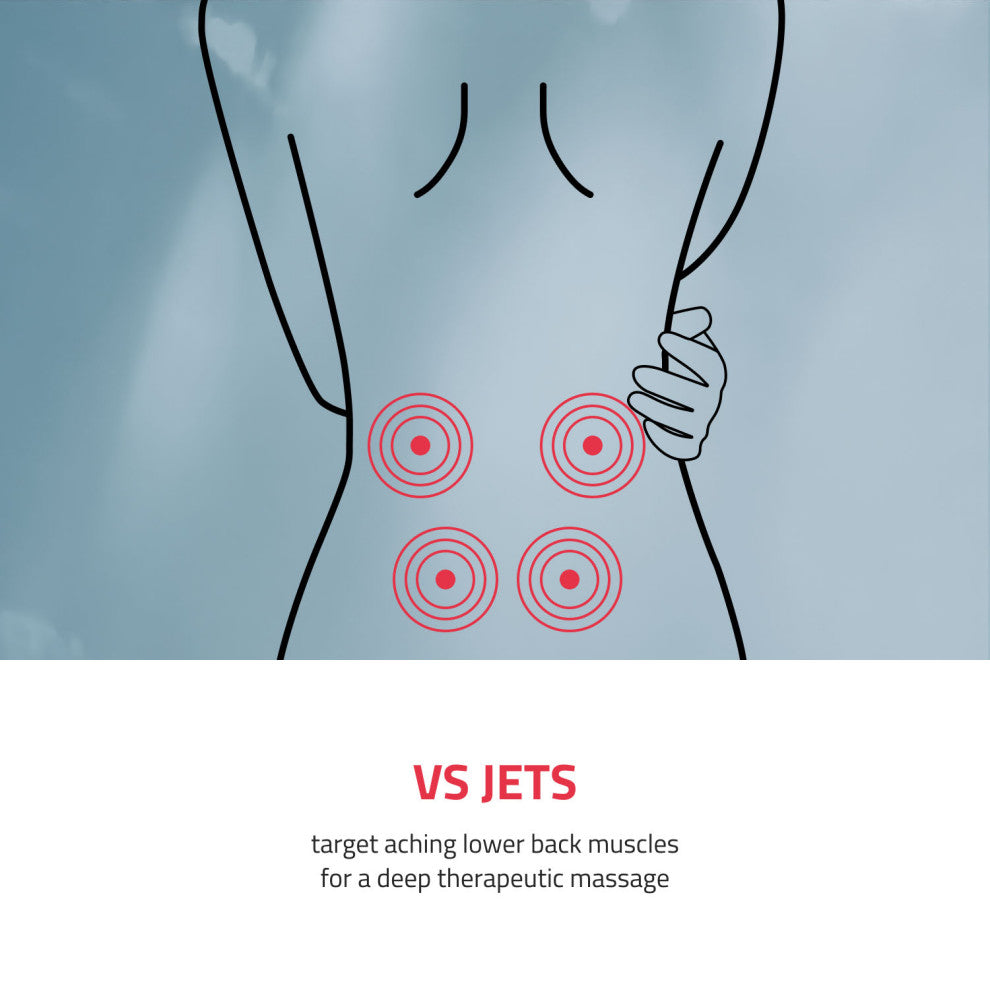 Leni 5.9 ft. Jetted Whirlpool Tub With Reversible Drain, White