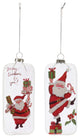 Whimsical Santa Ornament, 12-Piece Set