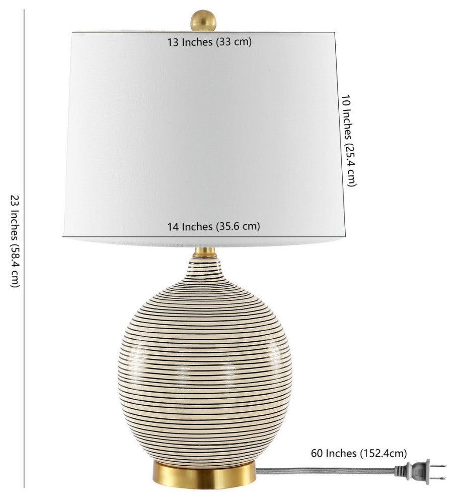 Safavieh Kremp Table Lamp With USB Port Grey