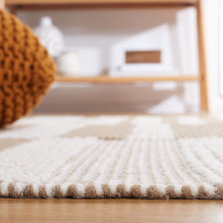 Safavieh Couture Natura Collection NAT225 Rug, Ivory/Light Brown, 6'x9'