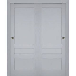 Sliding Bypass Doors 60 x 84, Veregio 7411 Grey