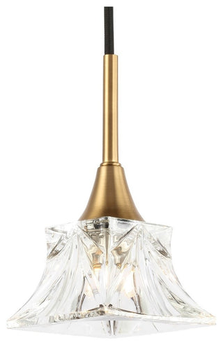 Woodbridge Lighting Christina Pendants, Brass, Mini-Pendant
