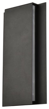Elegant Lighting LDOD4033 Raine 12" Tall LED Outdoor Wall Sconce - Black