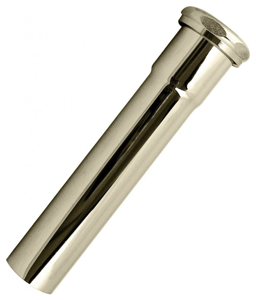 1.5" Od X 8" Slip Joint Extension Tube In Polished Brass